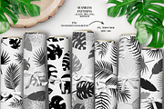 Tropical palm leaf. Seamless Pattern, a Decorative Illustration by Diana Kovach (Thumbnail 5 of 9)