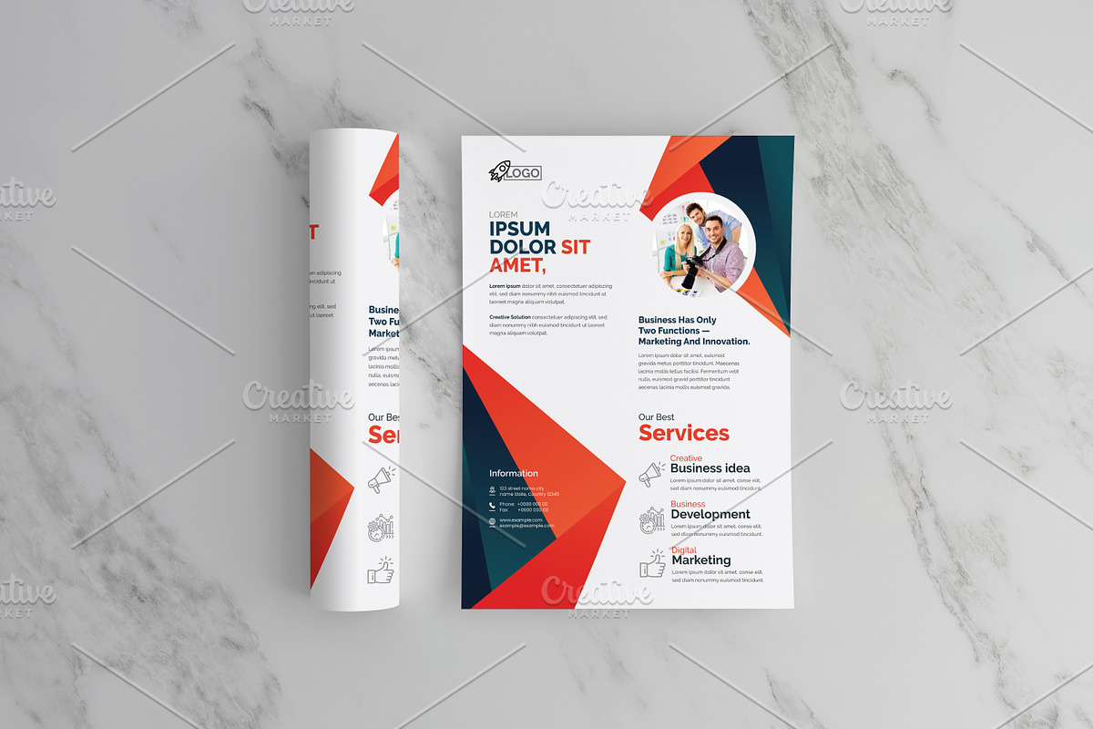 Ad Flyer Template, a Flyer Template by Cristal Pioneer (Photo 4 of 4)