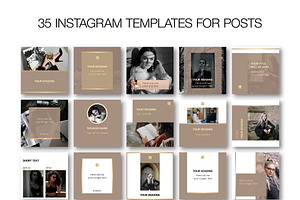 Beige Instagram CANVA Template N13