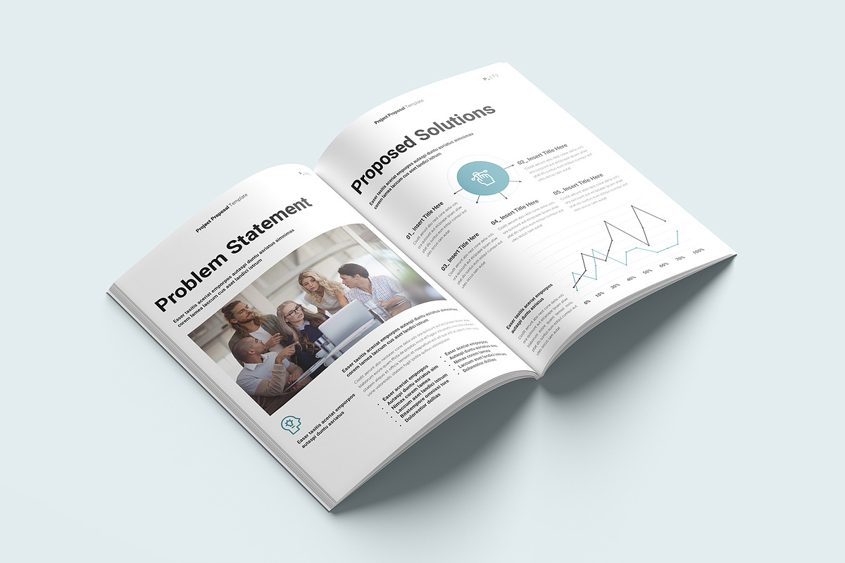 Project Proposal Template, a Brochure Template by GoldenGrid Studio (Photo 3 of 8)