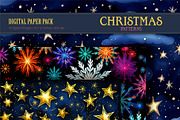 Christmas star patterns., a Pattern Graphic by KENO Mascots (Thumbnail 2 of 4)