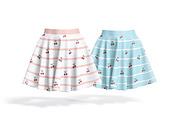 Mini Skirt Mockup, a Bottom Mockup by rebrandy (Thumbnail 8 of 9)