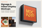 Signage & Indoor Display Mockups, an Advertising Mockup by dpi (Thumbnail 1 of 13)