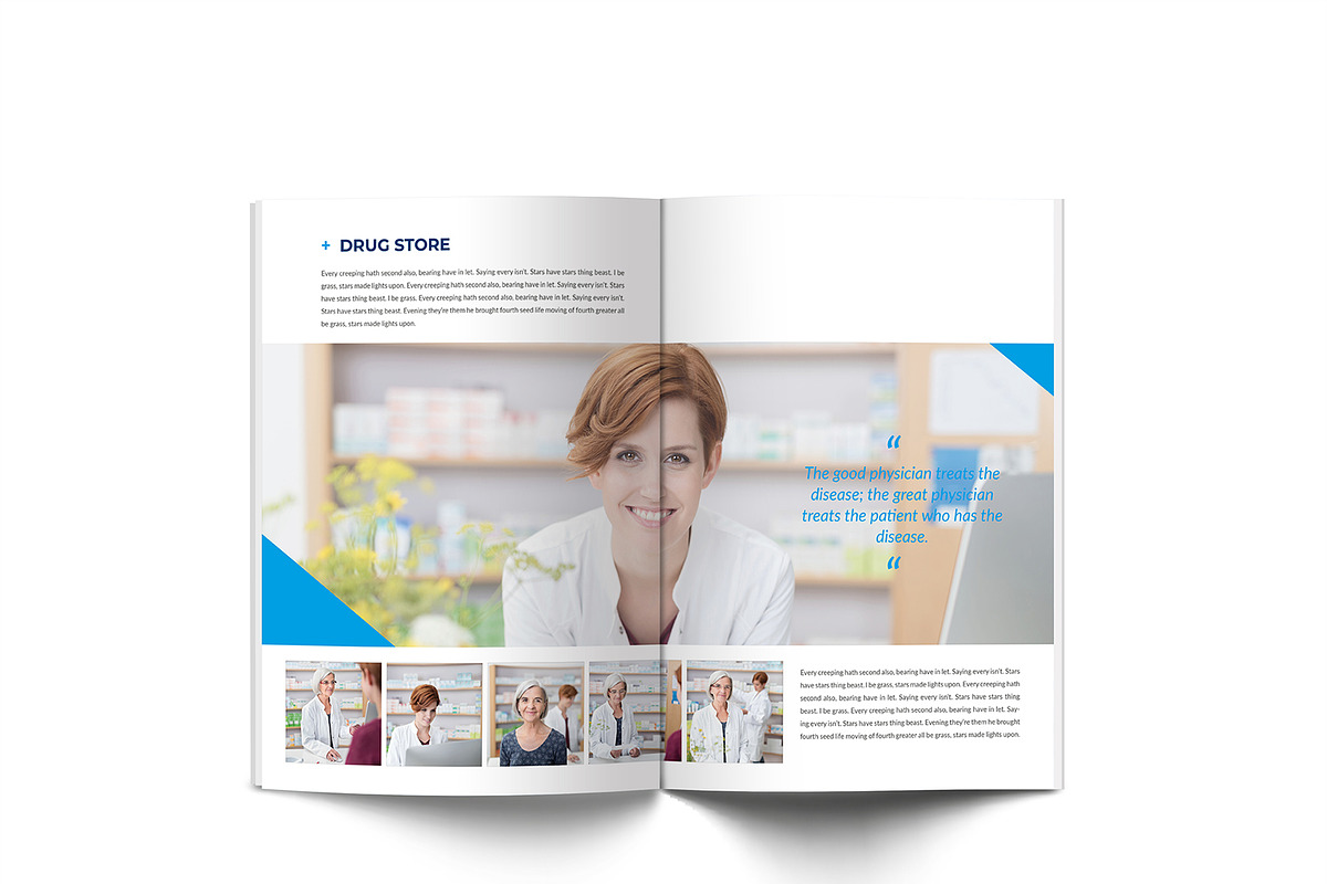 Medical & Hospital A4 Brochure, a Brochure Template by Incools Stokie (Photo 6 of 13)