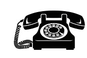 A classic vintage phone silhouette, an Illustration by Amazin_art (Thumbnail 20 of 25)