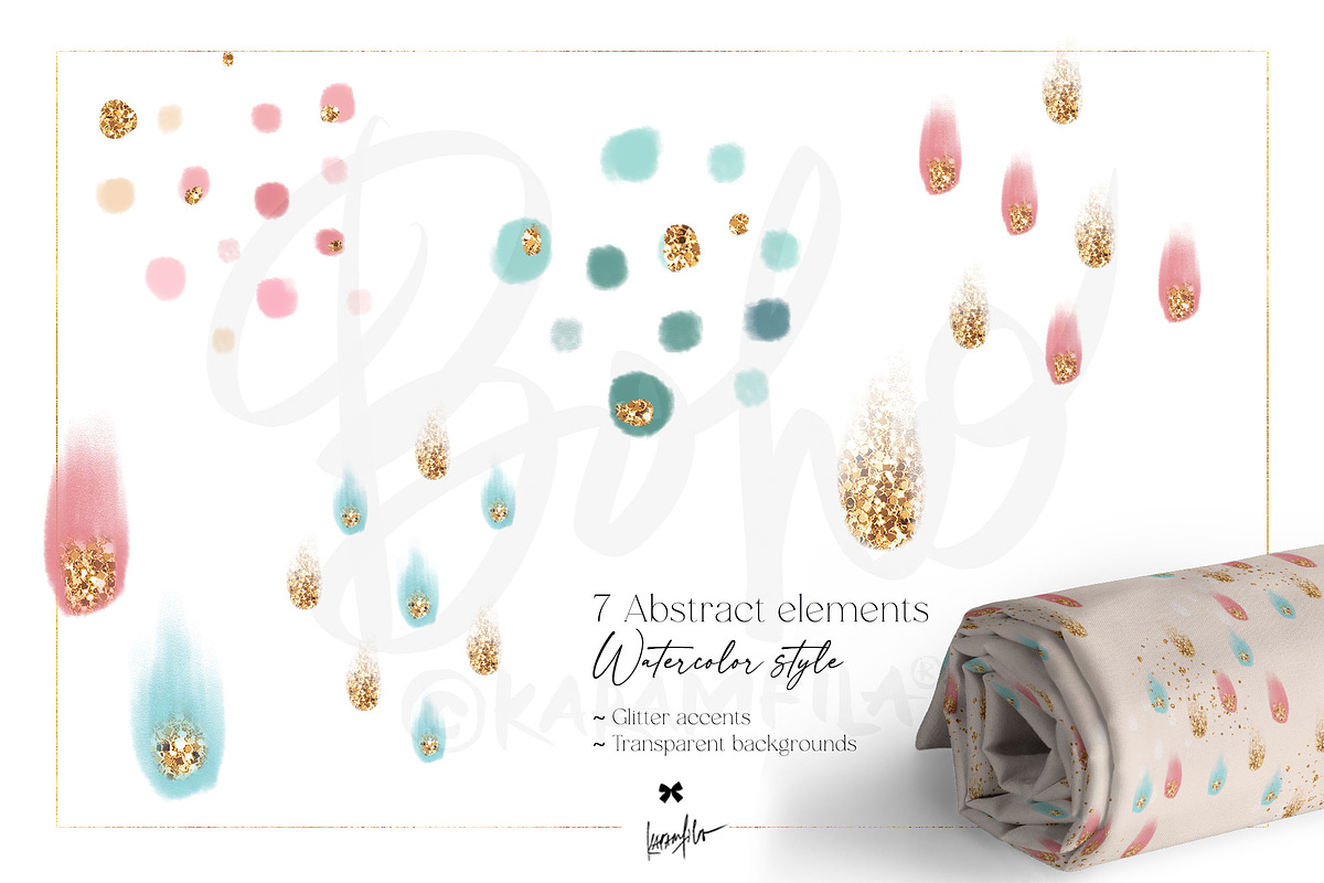 Boho Animals Woodland Clipart, an Animal Illustration by KaramfilaS (Photo 7 of 9)