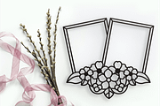 50 Floral Frames - SVG Cut Files, a Decorative Illustration by Arshad Ali (Thumbnail 6 of 9)