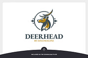 Deer Head Logo Template, a Branding & Logo Template by LOGOMAGINE (Thumbnail 7 of 16)