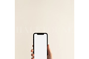 Modern Minimalist iPhone 11 Mockup, an iPhone Mockup by HALFTOUNE (Thumbnail 5 of 6)