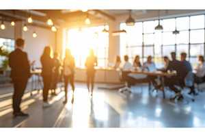 Team collaborating in a modern, a Business Photo by Igor Tichonow