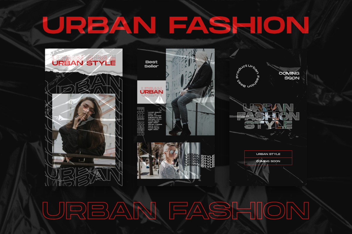 Urban Story & Feed Instagram Templat, a Social Media Template by Inkofert (Photo 10 of 11)