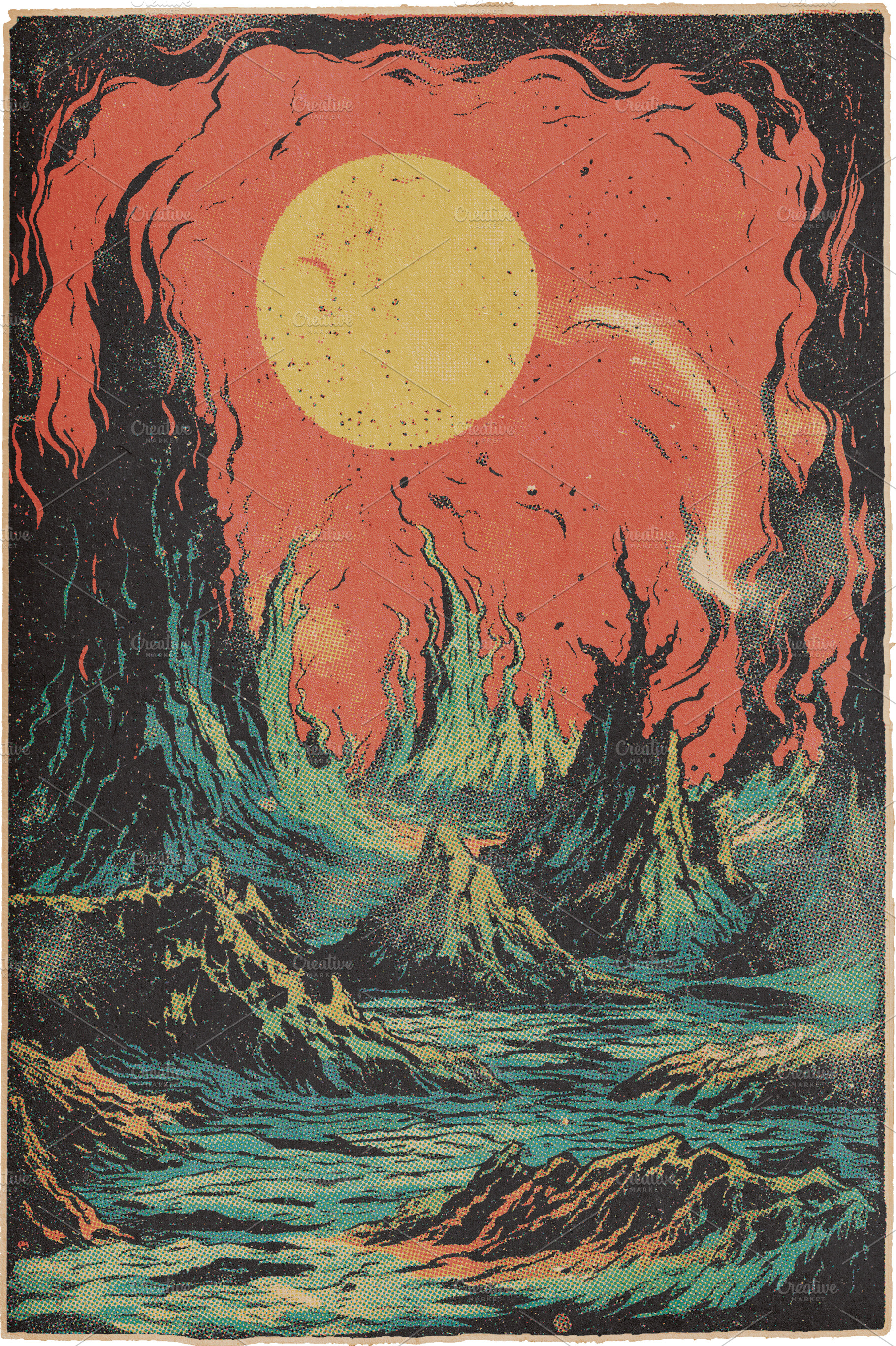 Pulp Art Comic Book Background, a Background Photo by bbymedia.store