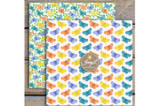 Butterflies Digital Papers & Clipart, a Pattern Graphic by JennyL Designs (Thumbnail 9 of 9)
