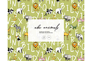 Zoo ABC letters seamless pattern, a Pattern Graphic by Milatoo (Thumbnail 1 of 7)