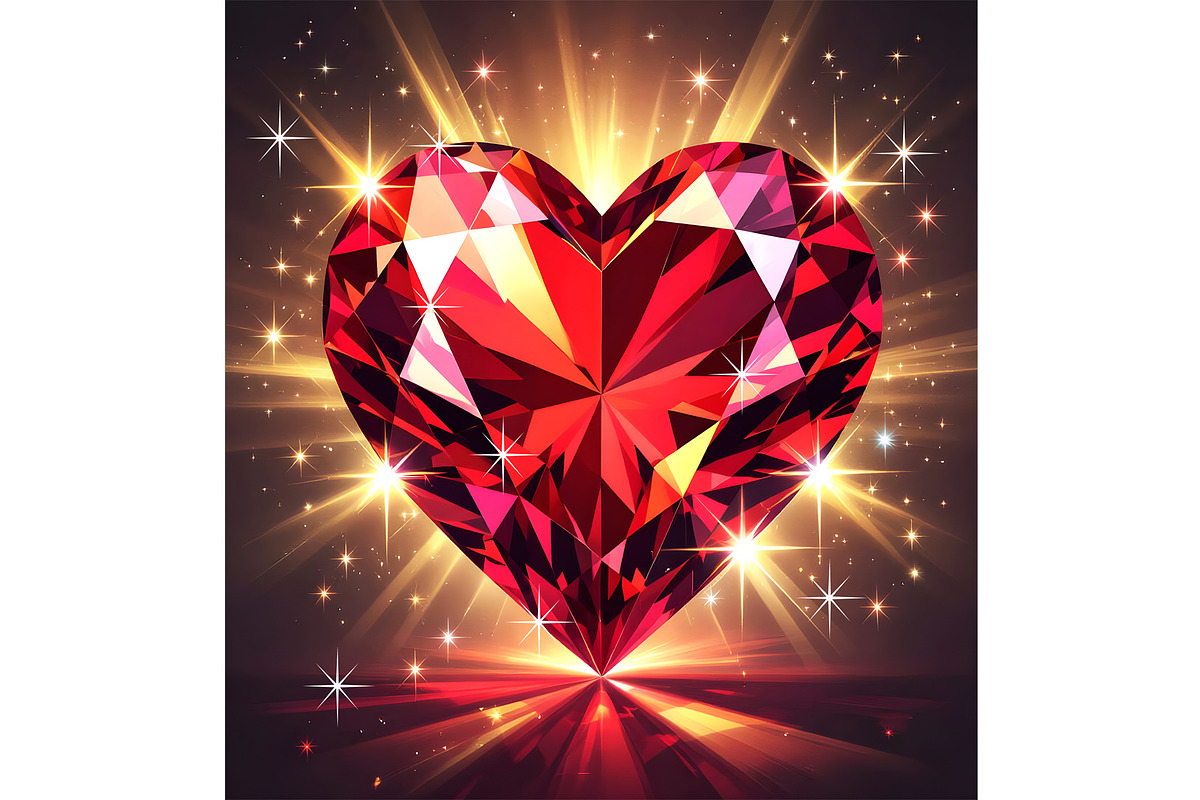 Love Ruby Make You Sparkle, a Decorative Illustration by Sharon Schwalbe (Photo 3 of 4)