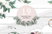 Winter Wedding Floral Graphic Set, an Illustration by Ink + Eye (Thumbnail 2 of 7)
