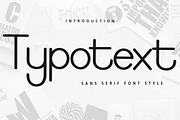 Typotext, a Sans Serif Font by FreshTypeINK (Thumbnail 1 of 8)