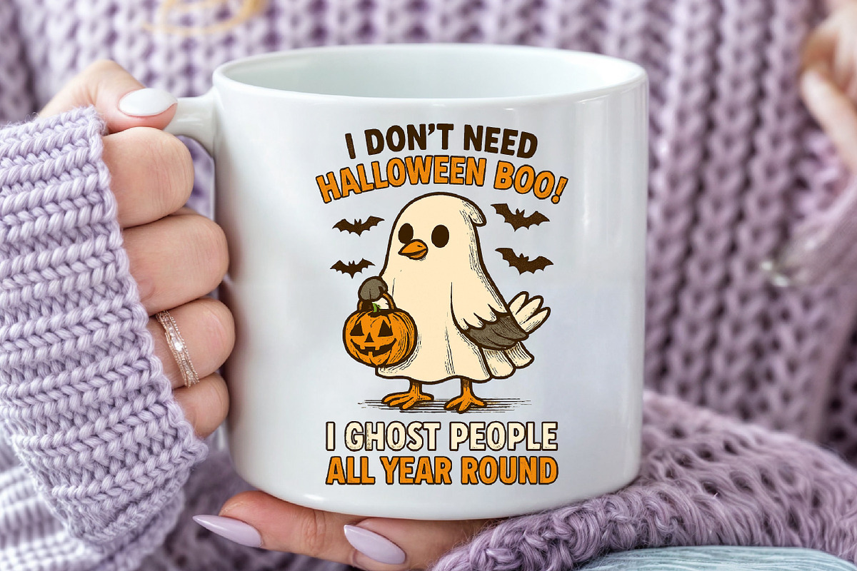 Funny Halloween Silly Goose PNG, an Illustration by Craft Nest (Photo 5 of 6)