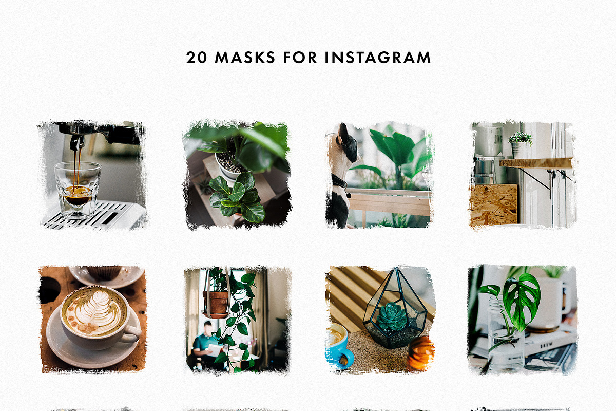 Textured Instagram Masks Collection, a Social Media Template by Design Squad (Photo 3 of 6)