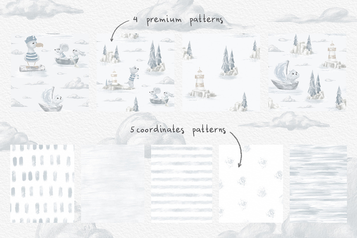 Sea adventure. Little sailors, an Illustration by MeadowFox (Photo 6 of 8)