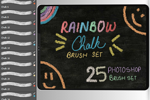 25 Photoshop Chalk Brushes