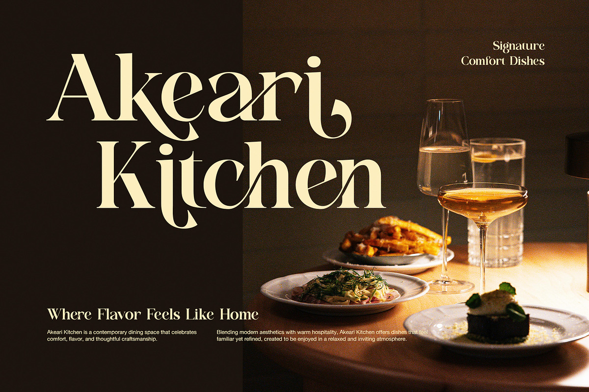Kangen Elegant Modern Serif Font, a Serif Font by Perfectype (Photo 4 of 8)