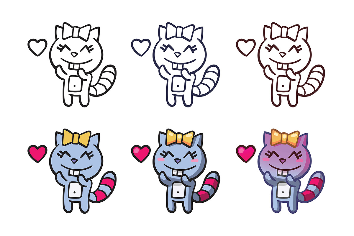Cartoon Love Icons, an Icon by Cartoon Shop (Photo 8 of 11)