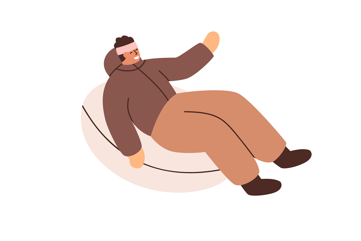 People do winter sports activities, a Sport Illustration by Good Studio (Photo 4 of 5)