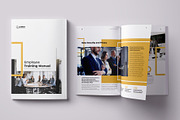 Employee Training Manual Template, a Brochure Template by StockInDesign (Thumbnail 1 of 11)