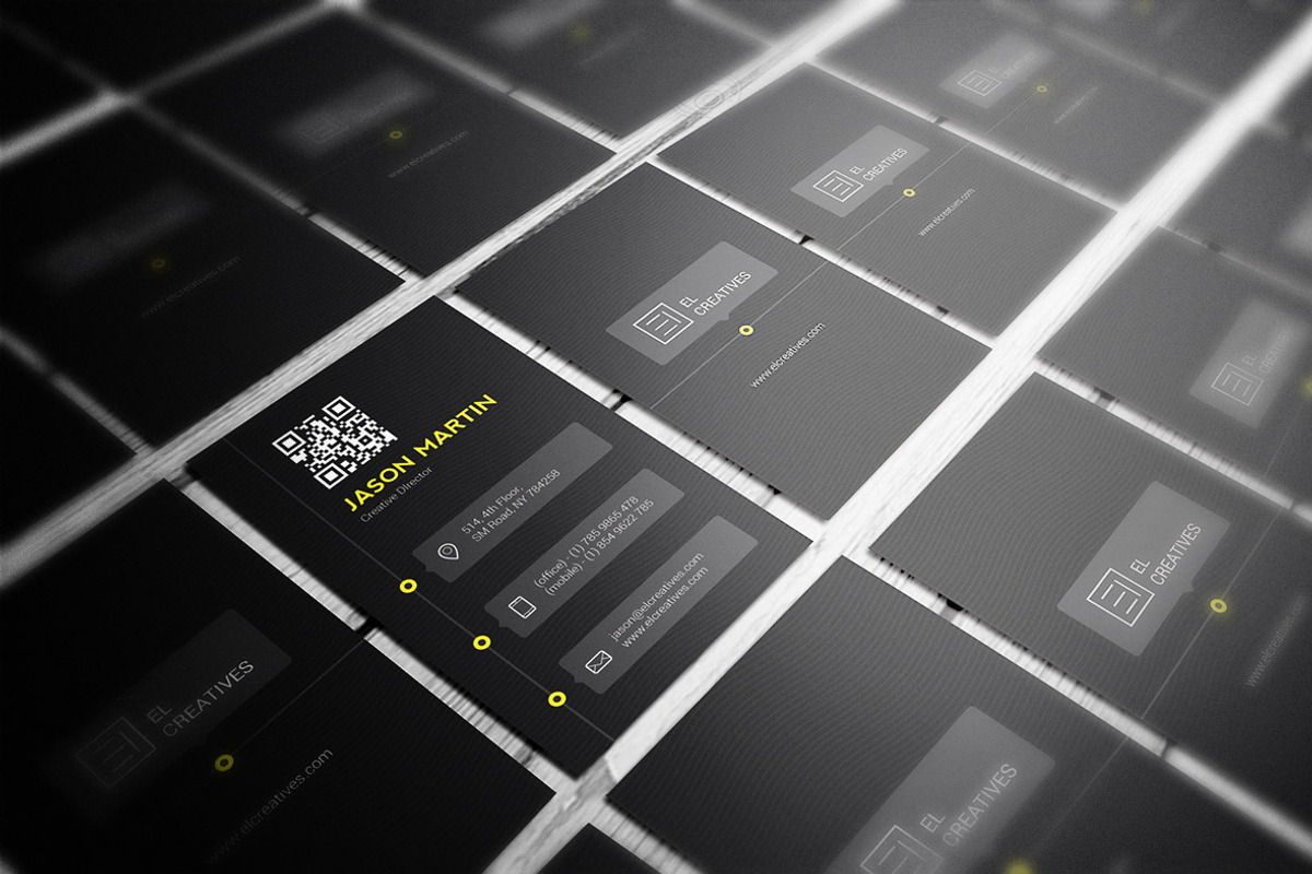 Creative Timeline Business Card, a Business Card Template by bouncy (Photo 4 of 4)