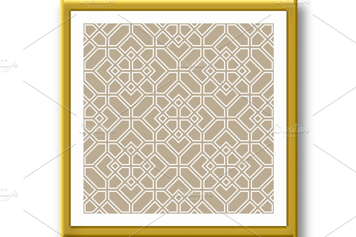 Abstract geometry pattern in Arabian, a Texture Graphic by RODINA (Photo 2 of 3)