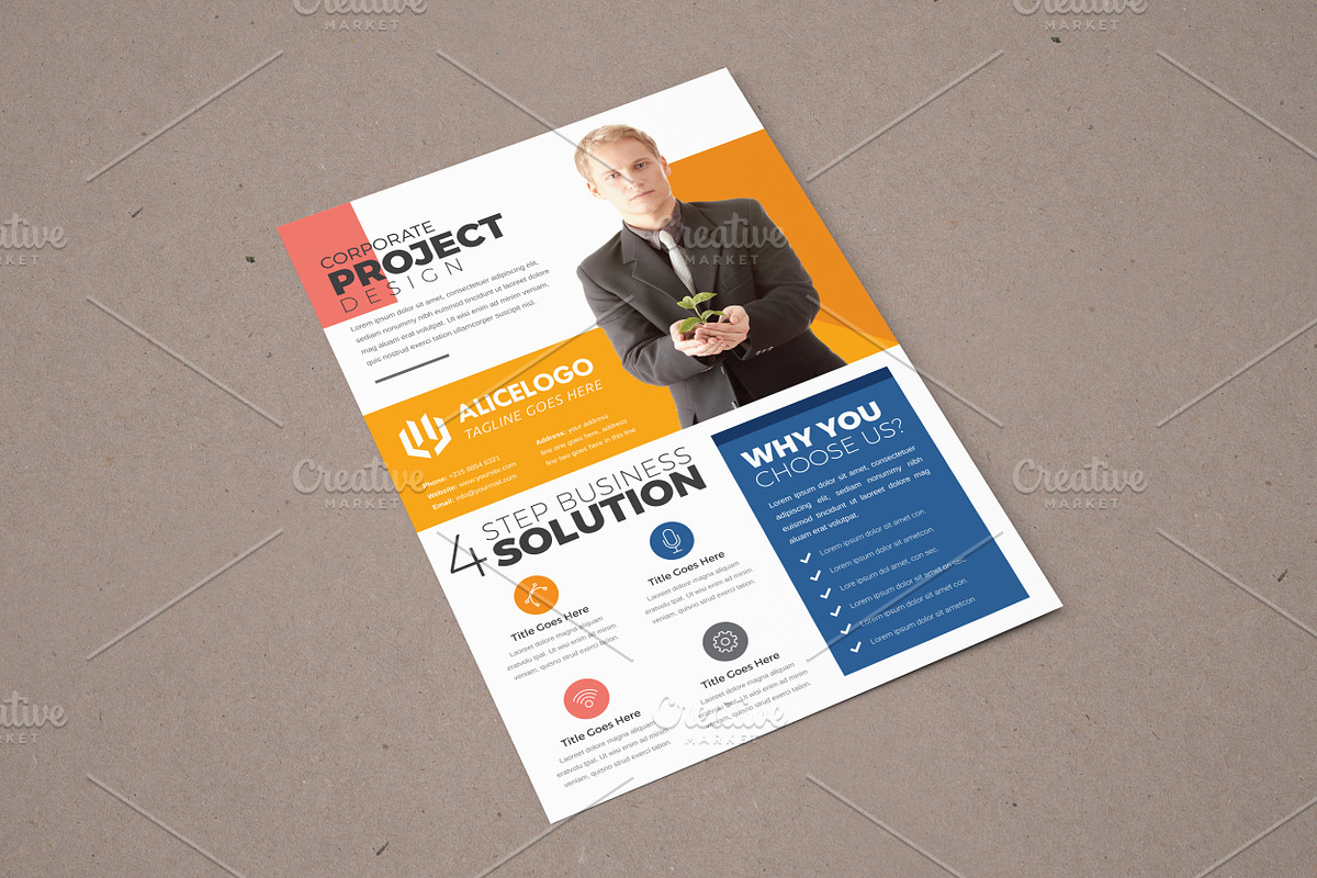 Flyer Template, a Flyer Template by Alice_s (Photo 1 of 3)