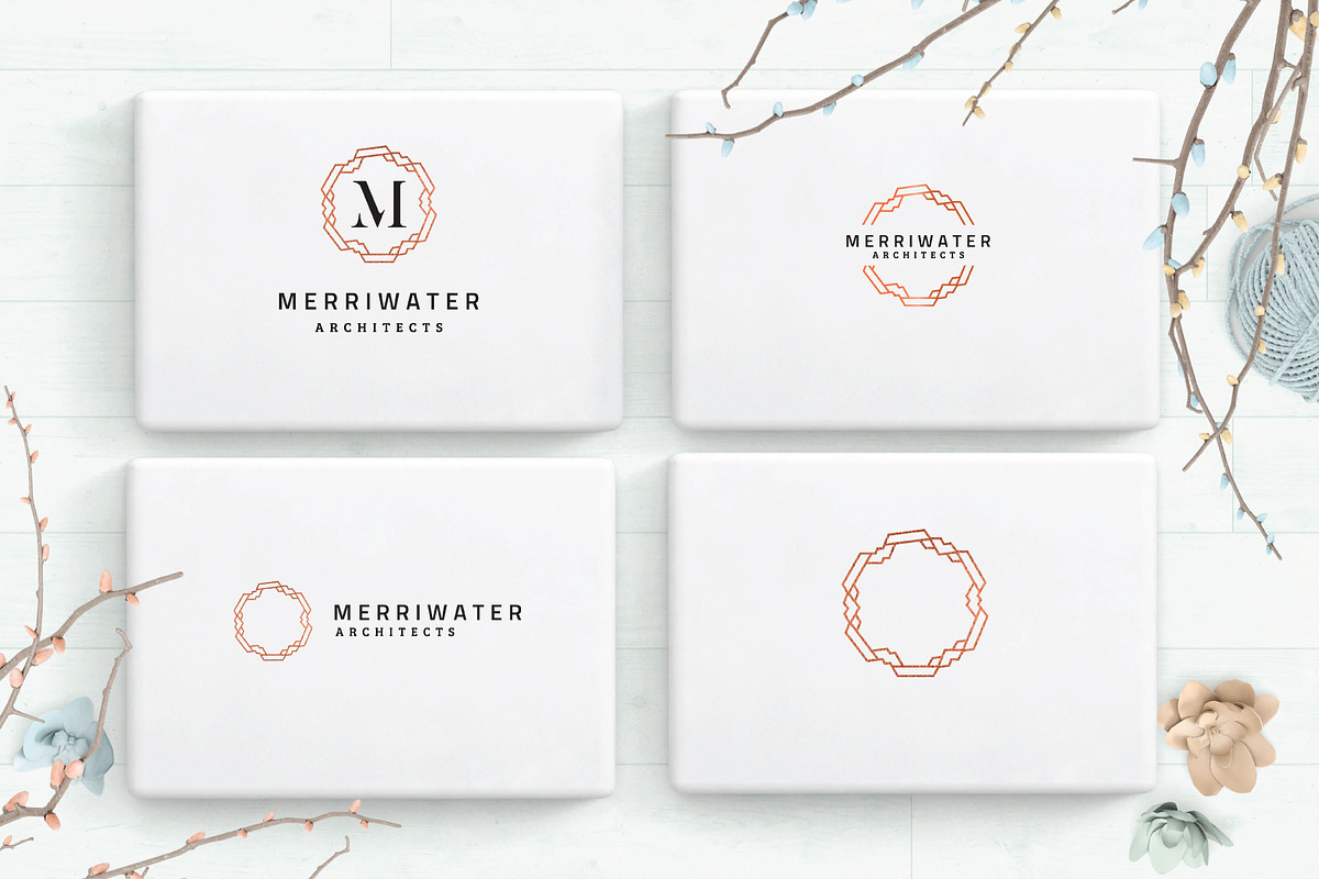 Logo Creator - geometric minimal kit, a Branding & Logo Template by Nues Design (Photo 13 of 31)
