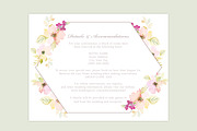 Pink & Green Floral Wedding Invite, an Invitation Template by BF Studios (Thumbnail 5 of 5)