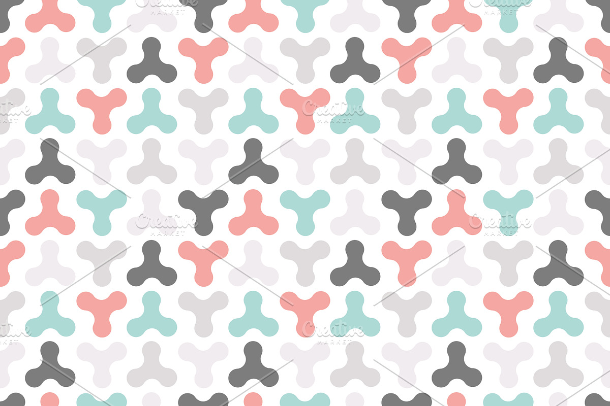 Set of 4 seamless patterns preview 7