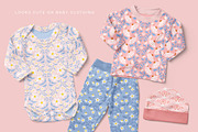 Hearts & Flowers patterns + elements, a Decorative Illustration by Inna Moreva (Thumbnail 10 of 13)