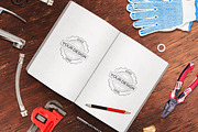 Work Tools Mock-up / Scene Generator, a Books & Magazine Mockup by relineo.mock-ups (Thumbnail 4 of 5)