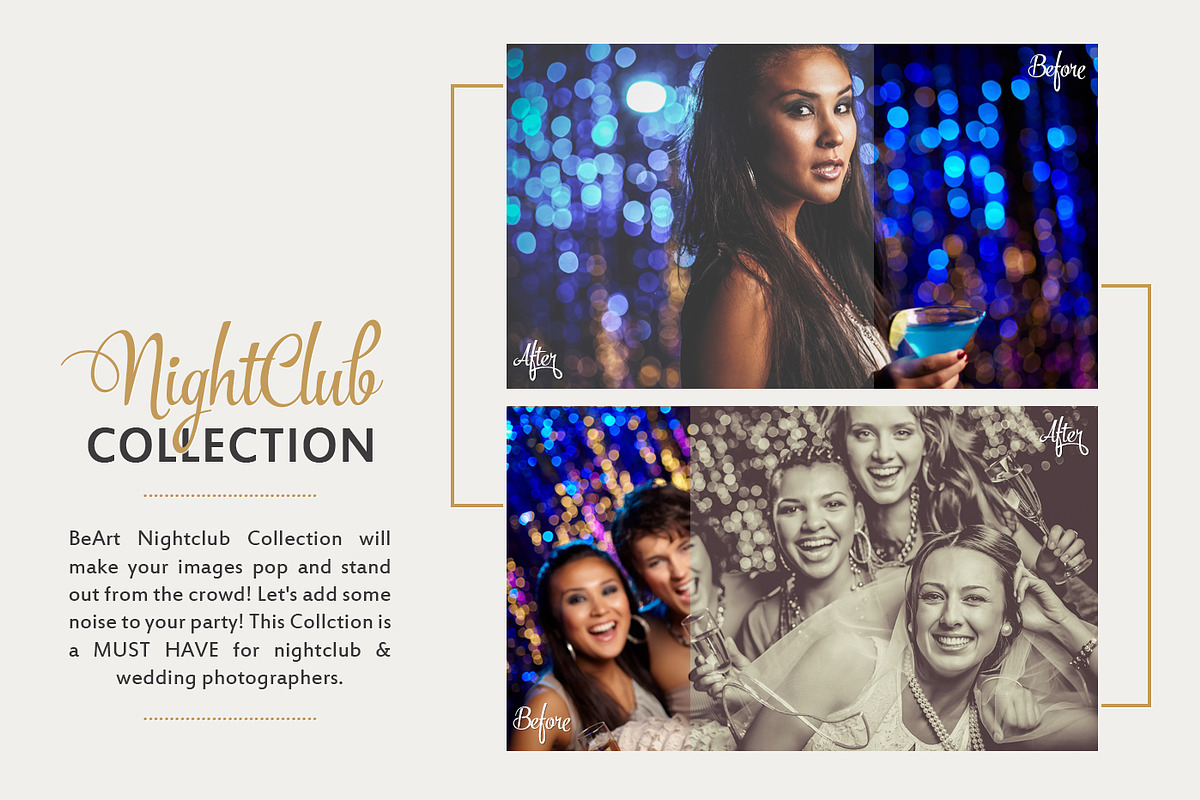 Nightclub Party Lightroom Presets, an Action Add-On by BeArt-Presets (Photo 3 of 5)