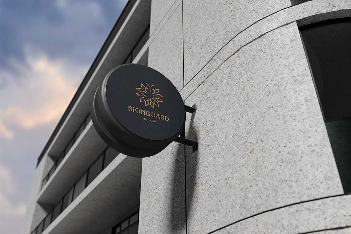 Signboard Mockup, a Product Mockup by MrLetters (Photo 5 of 5)