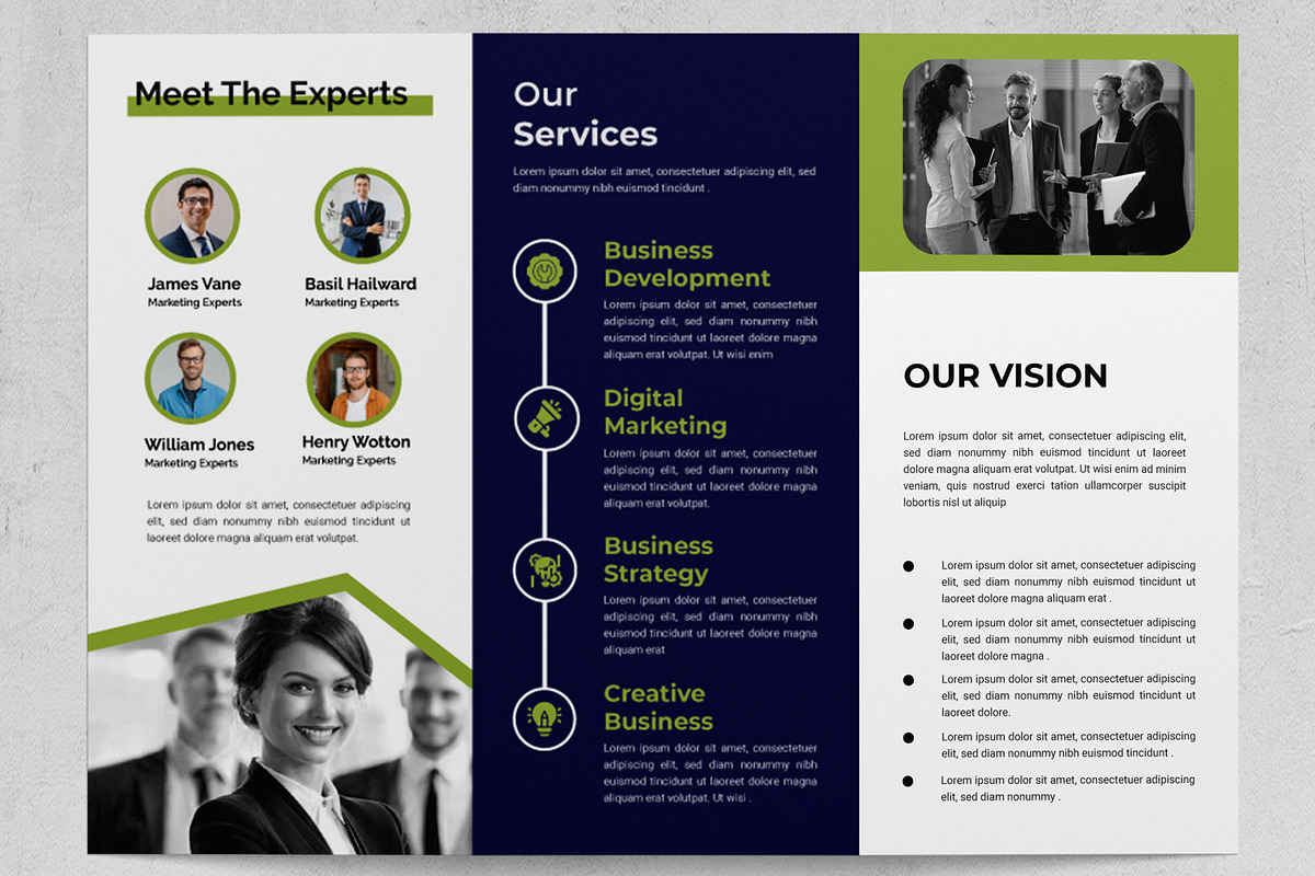 Business Trifold Brochure Design