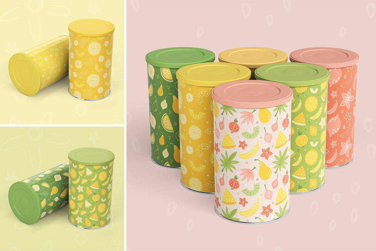 Fruits seamless pattern, a Pattern Graphic by LartGraphics (Photo 3 of 8)
