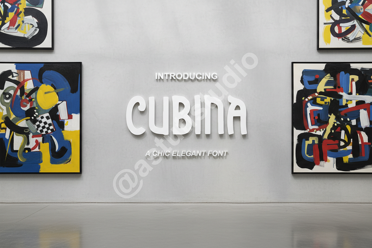 Cubina Typeface - Luxury Modern Disp, a Font by Astuti Studio (Photo 1 of 16)