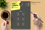 Modern Resume Design / CV - Leah, a Resume Template by Templates Design Co. (Thumbnail 6 of 17)