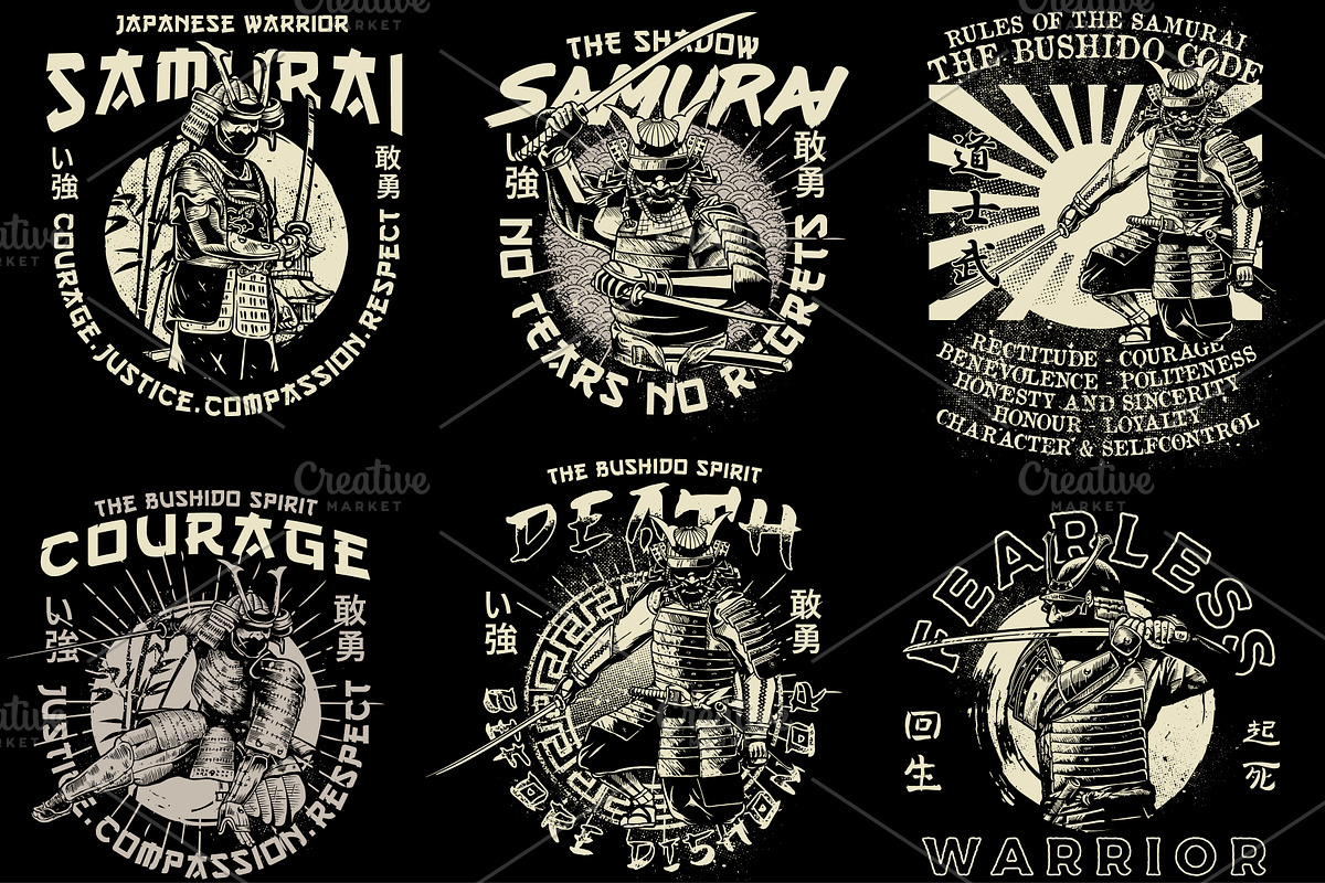 Japanese samurai illustration II, a Person Illustration by The BolzStudio (Photo 3 of 9)