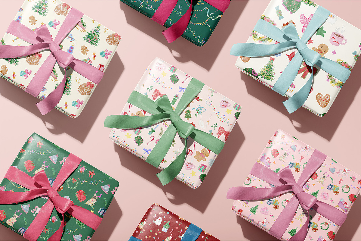 Watercolor christmas quirky holiday, an Object Graphic by Grace Noboa Illustrations (Photo 9 of 20)