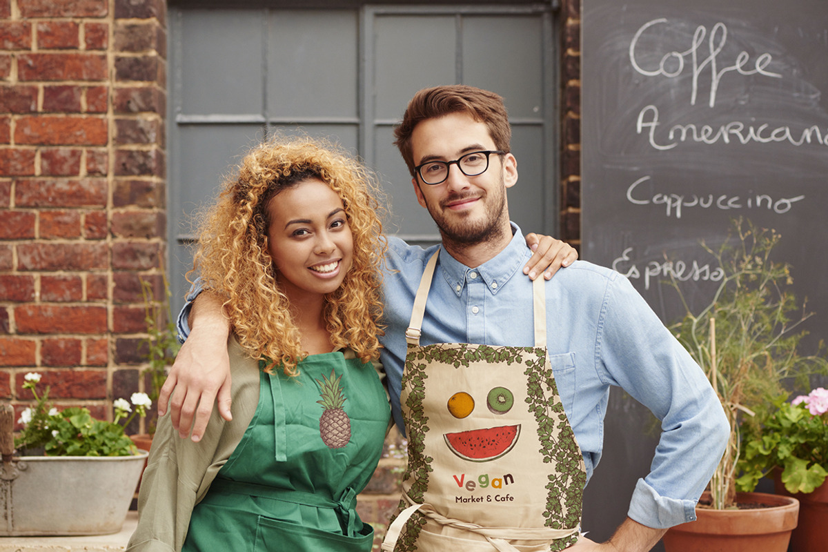 Vegan restaurant identity creator, a Food Illustration by Alfazet Chronicles (Photo 11 of 12)