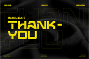 Briganix – Futuristic Modern font, a Sans Serif Font by Vroz Studio (Thumbnail 8 of 8)