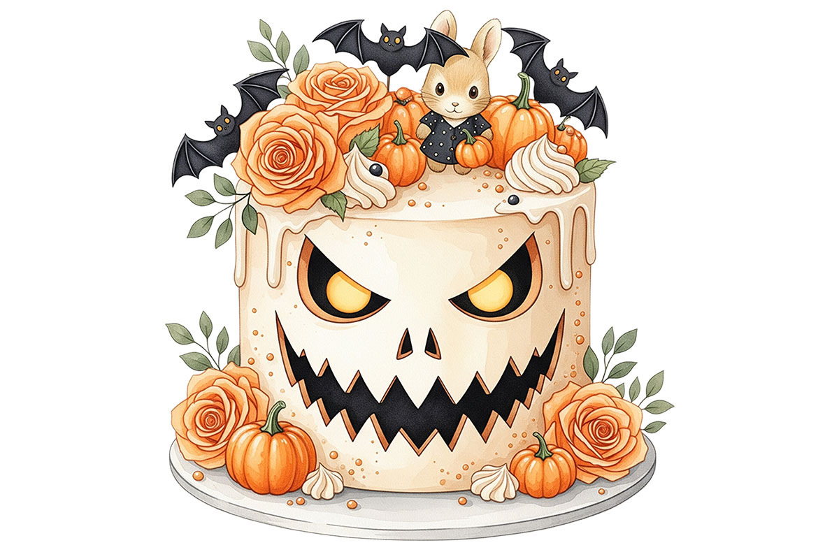 Cute  Halloween Sweets Clipart, an Object Graphic by Pixxel_Studio (Photo 6 of 6)