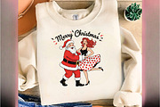 Merry Christmas Dancing Santa PNG, an Illustration by DreamArtGraphic (Thumbnail 5 of 5)