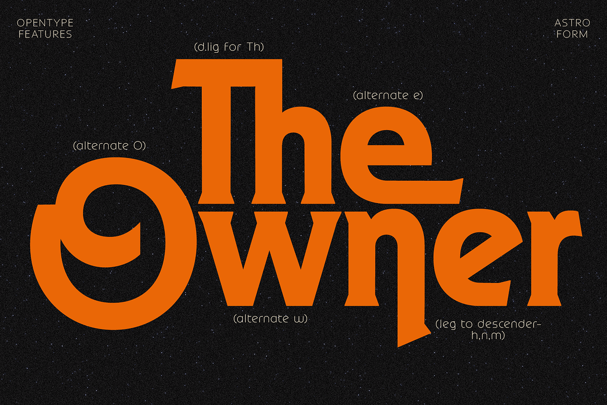 GW Astroform, a Serif Font by Goodwheel Studio (Photo 13 of 17)